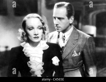 Marlene Dietrich und Melvyn Douglas in Engel, USA 1937 Stockfoto