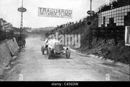 Autorennen für die "Targa Florio" in Sizilien, 1921 Stockfoto