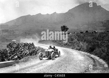 Autorennen für die "Targa Florio" in Sizilien, 1921 Stockfoto