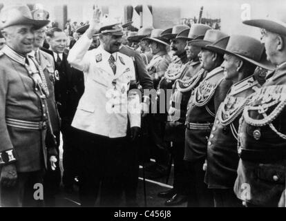 Franz Ritter von Epp bei der Kolonialausstellung in Dresden, 1939 Stockfoto