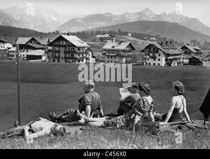 Soldaten in den Heimaturlaub, 1943 Stockfoto