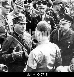 Ernst Roehm Und Adolf Hitler, 1933 Stockfoto