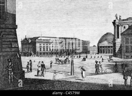 Berliner Staatsoper Unter Den Linden im 19. Jahrhundert Stockfoto