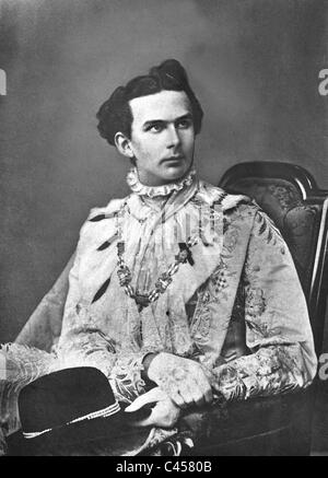 König Ludwig II. von Bayern Stockfoto