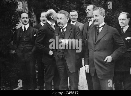 Aristide Briand während der Konferenz von Locarno, 1925 Stockfoto