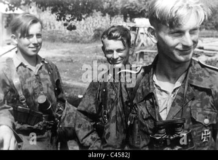 Soldaten der Waffen-SS an der Ostfront 1942 Stockfoto