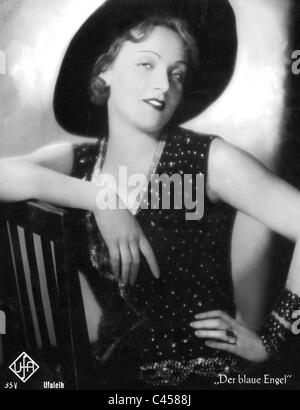 Marlene Dietrich in dem Film der blaue Engel 1930 Stockfoto