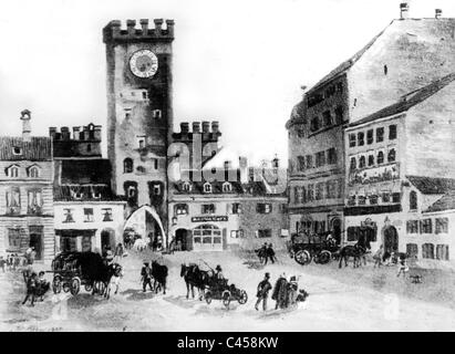 Das Karlstor in München Stockfoto