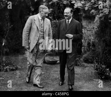 Arthur Henderson M. Dovgalewsky in London, 1929 Stockfoto