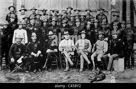 rough riders oberst theodore roosevelt u s v commander stockfotografie alamy