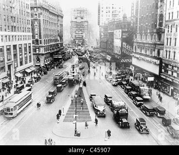 Times Square in New York, 1928 Stockfoto