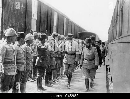 Erich von Falkenhayn und General Jemal Pascha, in Jerusalem, 1917 Stockfoto