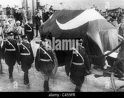 Trauerfeiern für Mustafa Kemal Atatürk, 1938 Stockfoto