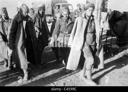 Sowjetische Kriegsgefangene an der Ostfront 1942 Stockfoto