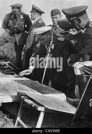 Göring, Kesselring bei einem Treffen, 1940 Stockfoto