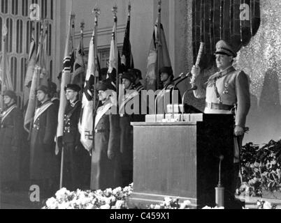 Göring spricht am 10. Jahrestag der Machtergreifung, die so genannte "Stalingrad-Rede" Stockfoto