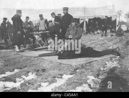 Japanische Soldaten in der Mandschurei, 1905 Stockfoto