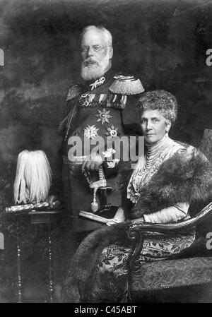 Ludwig III. und seiner Frau Marie-Therese Stockfoto