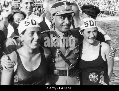 Hans von Tschammer Und Osten mit Almut Remme und Eva Nottebohm Stockfoto