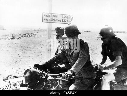 Nazi-deutschen Soldaten des Afrika-Korps, 1942 Stockfoto