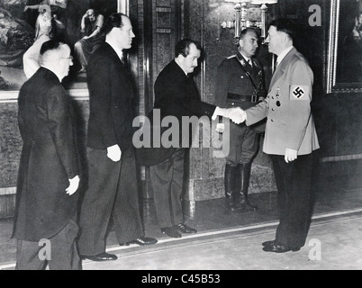 Adolf Hitler und National Gewinner, 1939 Stockfoto