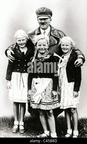 Hitler mit Kindern, 1936 Stockfoto
