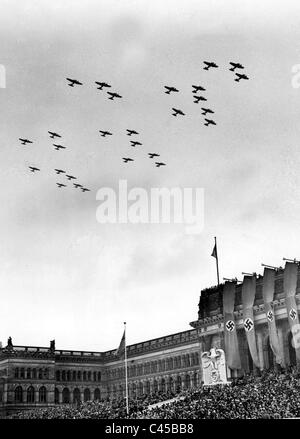 Flugzeug-Show, 1939 Stockfoto