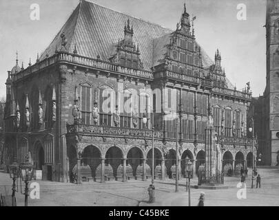 Rathaus in Bremen, 1912 Stockfoto