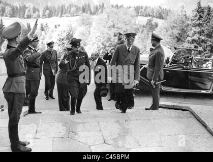 Hitler und König Boris, 1941 Stockfoto