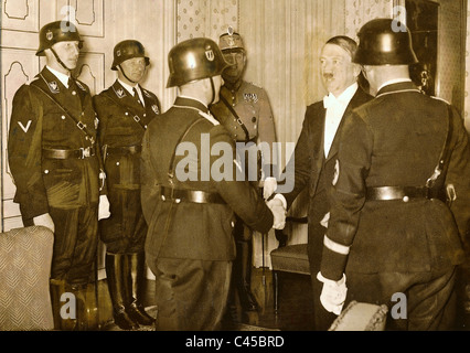 Hitlers Geburtstag, 1938 Stockfoto