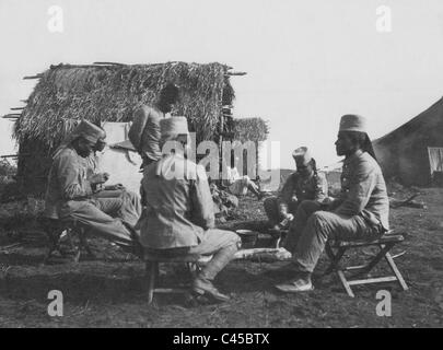 Askaris während des ersten Weltkriegs in Deutsch-Ostafrika Stockfoto