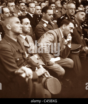 Adolf Hitler, Wilhelm Frick, Joseph Goebbels Und Alfred Rosenberg Stockfoto