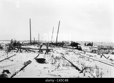 Leningrad - deutsche Belagerung. Stockfoto