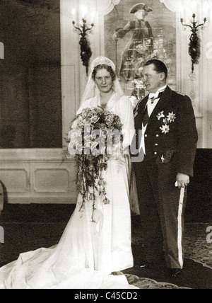 Göring Hochzeit, 1935 Stockfoto