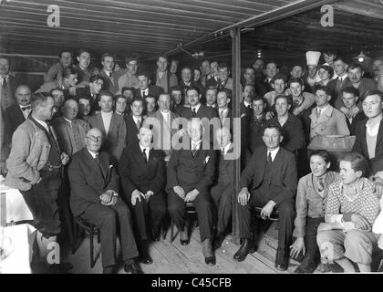 Hitler, Troost mit Arbeiter Stockfoto