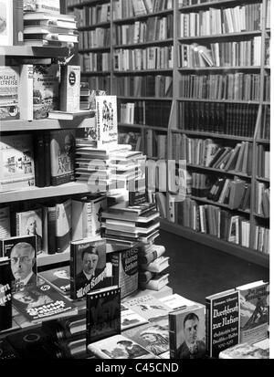 Nazi-Literatur in einer Buchhandlung Stockfoto