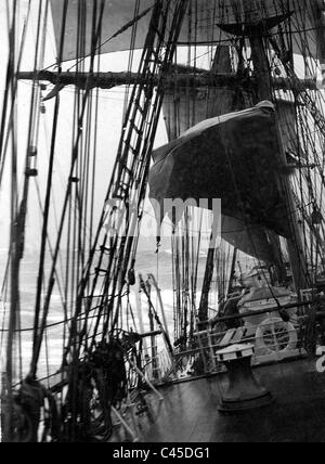 Segelschiff im Sturm am Kap Horn, 1910 Stockfoto