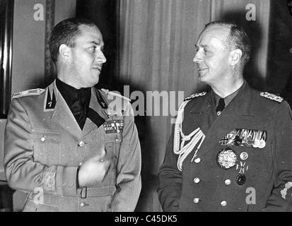 Ciano und Ribbentrop Stockfoto