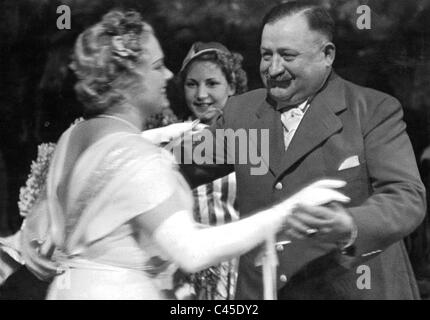 Christian Weber Tänze mit Olga Tschechowa, 1938 Stockfoto