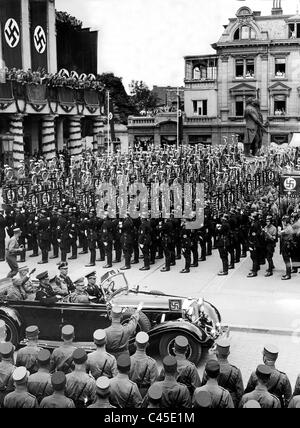 Adolf Hitler auf dem Jubiläumskongress der NSDAP in Weimar, 1936 Stockfoto