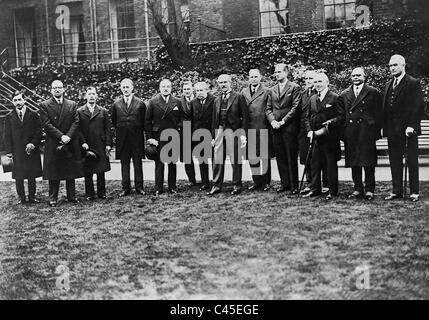 Die Teilnehmer der Londoner Konferenz Marine, 1930 Stockfoto