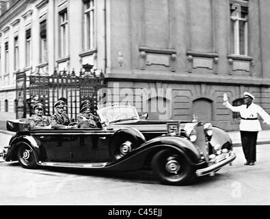 Adolf Hitler vor der Reichskanzlei in Berlin, 1939 Stockfoto