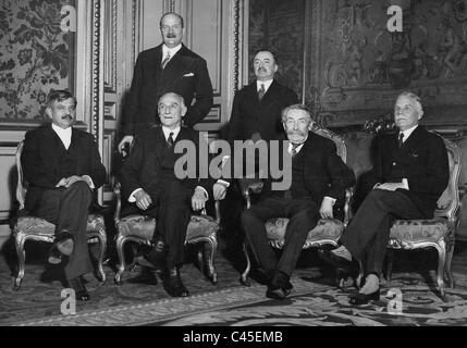 Anglo-französischen Handelsverhandlungen, 1931 Stockfoto