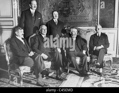 Anglo-französischen Handelsverhandlungen, 1931 Stockfoto