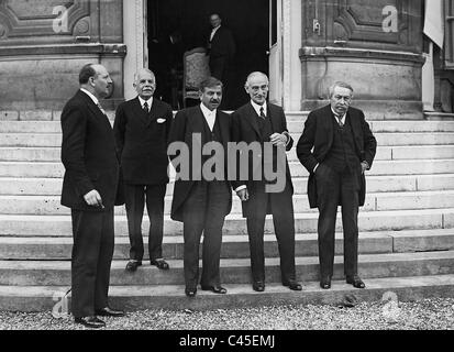 Anglo-französischen Handelsverhandlungen, 1931 Stockfoto