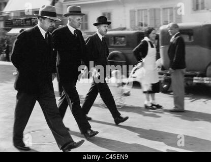 Dino Grandi und Sir John Simon in Lausanne, 1932 Stockfoto