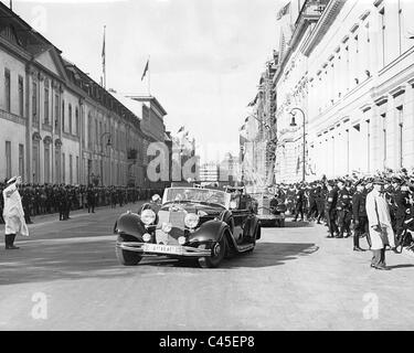 Befahren von Adolf Hitler in den Reichstag 10.06.1939 Stockfoto