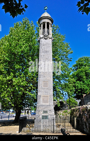 Das Mayflower Memorial, das die Abfahrt der Pilgerväter von Southampton im Jahre 1620 erinnert Stockfoto