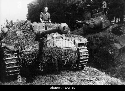 Deutsch vom III Sturmgeschütz Stockfoto