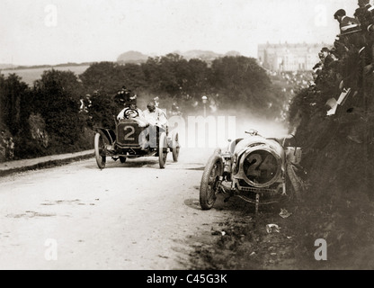 Autorennen auf der Isle Of Man, 1908 Stockfoto